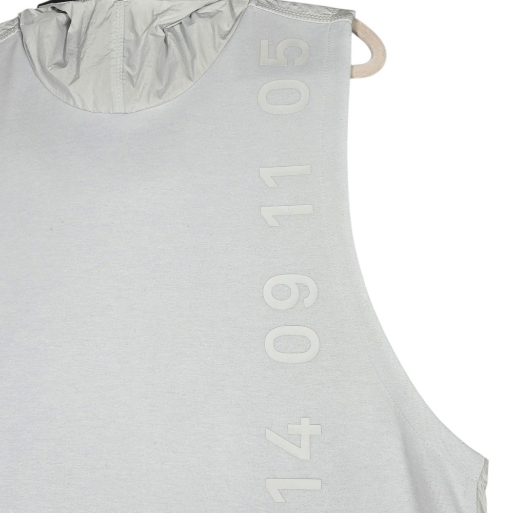 Nike Therma Tech Pack Sleeveless Hoodie Mens L Grey Gym Training Vest Pullover - Picture 5 of 11